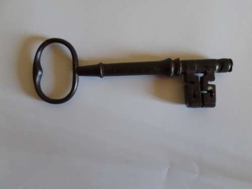 Antique large front door key