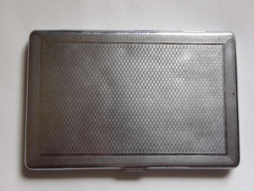 Vintage cigarette case sylva chrome