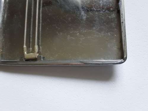 Vintage cigarette case sylva chrome