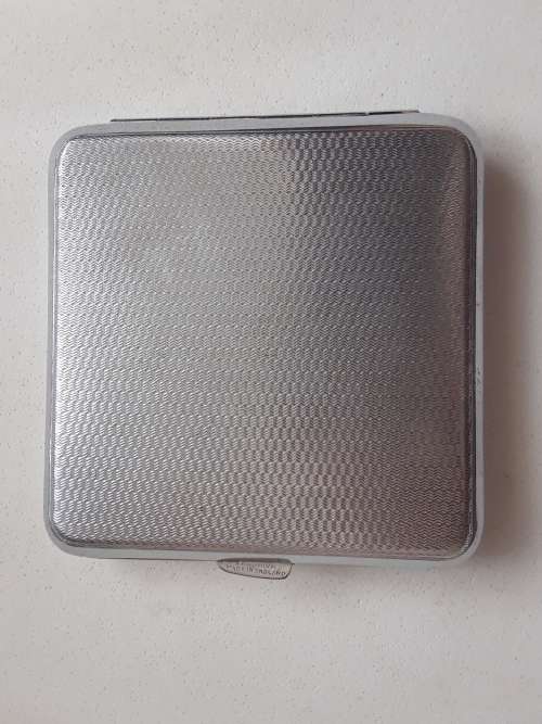 Vintage Chromium Cigarette case made in England