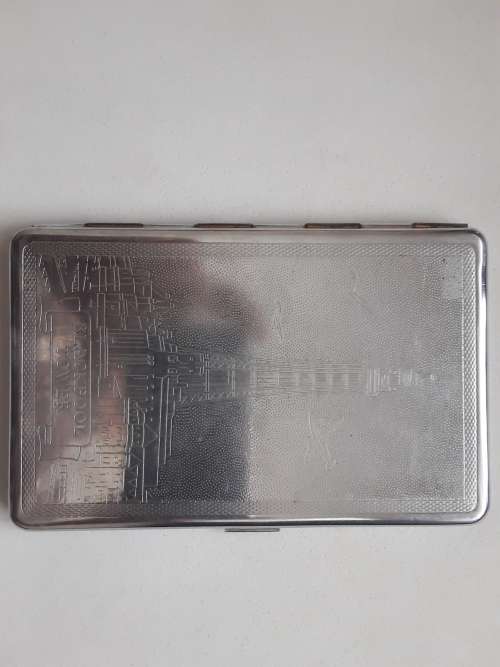 Vintage Cigarette Case with Blackpool Tower circa 1950`s
