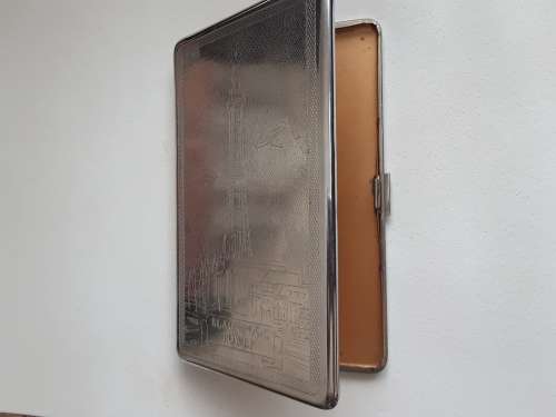 Vintage Cigarette Case with Blackpool Tower circa 1950`s