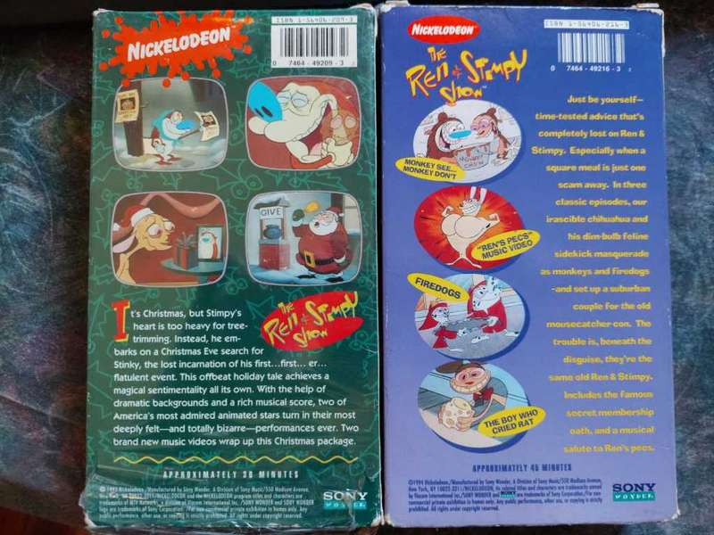 Ren & Stimpy VHS videos