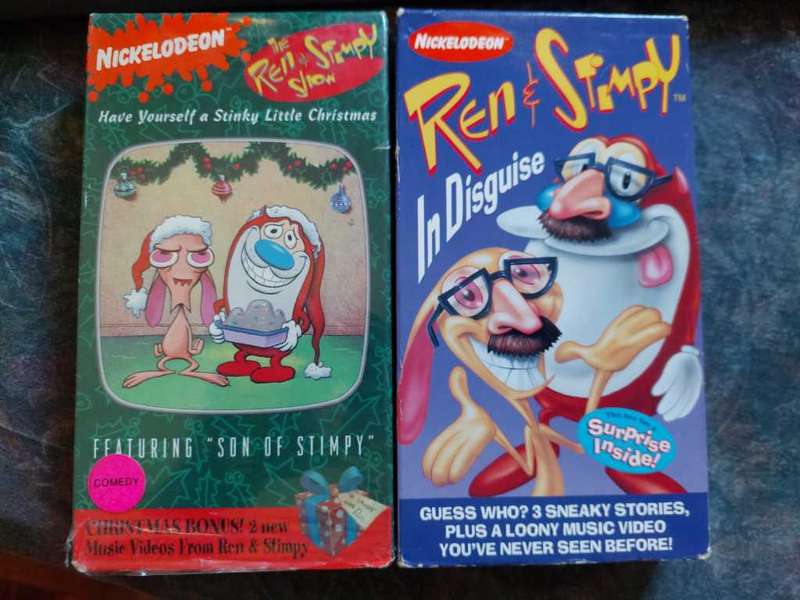 Ren & Stimpy VHS videos