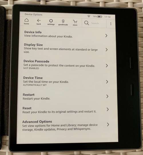 Kindle Oasis eReader