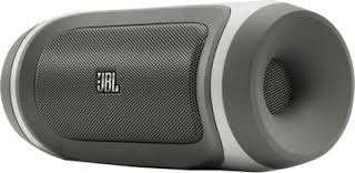 JBL CHARGE PORTABLE WIRELESS STEREO SPEAKER & CHARGER - GREY COLOUR