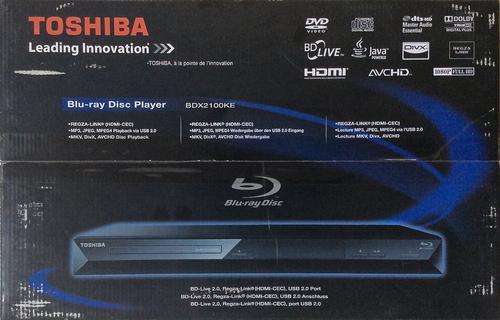 TOSHIBA BLU RAY DISC PLAYER - BDX2100KE