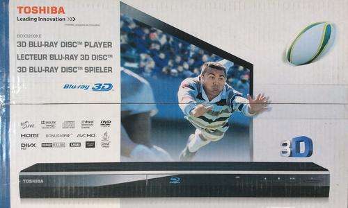 TOSHIBA 3D BLU RAY DISC PLAYER - BDX3200KE