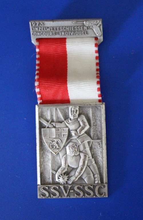 Airgun Enthusiast 1973 Swiss Einzelwettschiessen Concours Individuel Medal