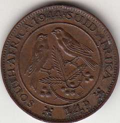 SA Union Bronze 1944 Farthing