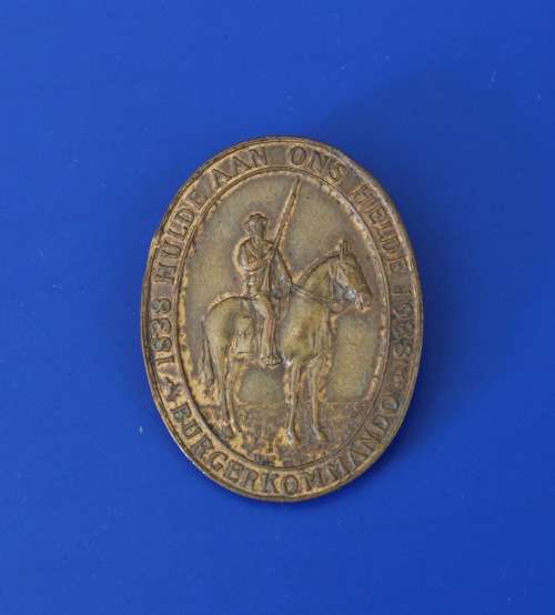 1938 Burgerkommando `Hulde aan ons Helde` Token