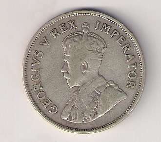 SA Union Silver 1932 Half Crown