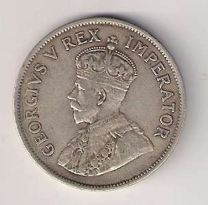 SA Union Silver 1928 Half Crown