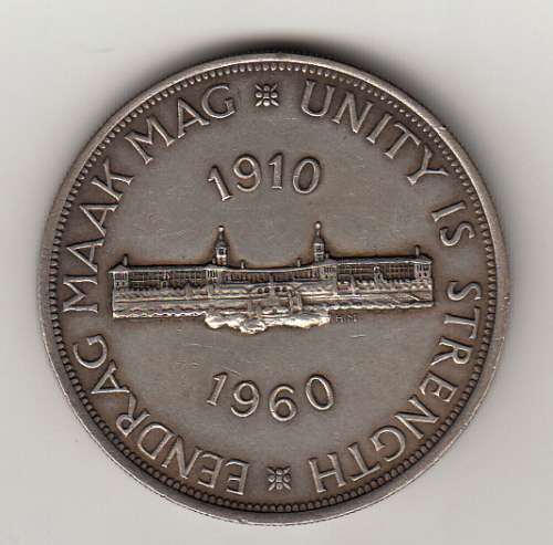 SA Union Silver 1960 Five Shilling
