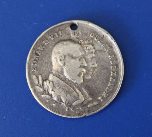 1902 Silver  Edward VII and Queen Alexandra Coronation Medallion