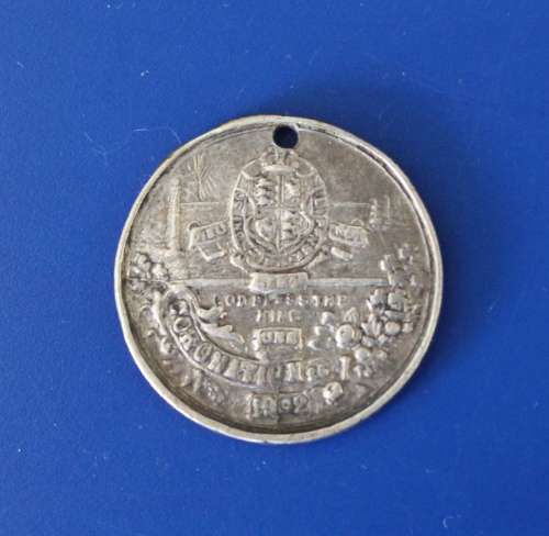 1902 Silver  Edward VII and Queen Alexandra Coronation Medallion