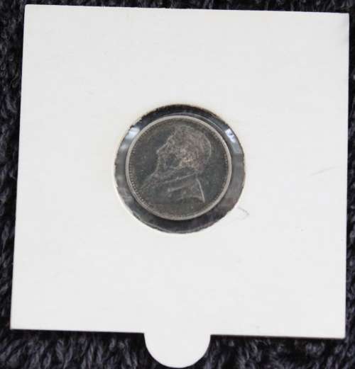 ZAR- President Kruger 1894 Threepence, Extra Fine