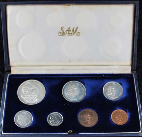 1966 RSA Short Proof Set R1 to 1c
