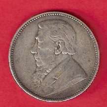 1896 ZAR Kruger Silver One Shilling