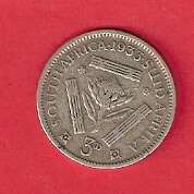 SA Union 1933 Silver Tickey