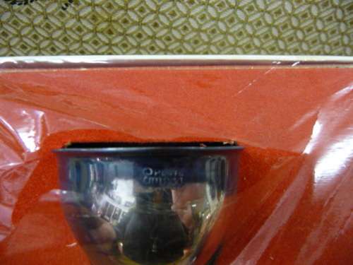 EM ESS Plate Baby Egg Hoder and Spoon.  Never been used, in original box, not opened. Great toning.