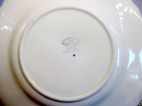 Three Lovely Tuscan Hand-Decorated Tea Plates.  Lovely bone China.