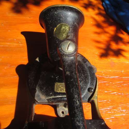 Vintage Spong & CO. LTD England Coffee Grinder #3 1910's. Wall or Table Mount.