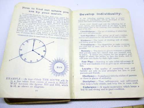1917 The Boy Scouts Diary by Charles Lett's & Co. British Scouts