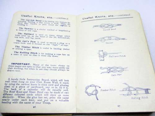 1917 The Boy Scouts Diary by Charles Lett's & Co. British Scouts