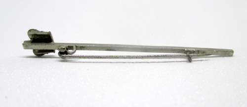 Vintage Union Silver Colored Crown Lapel Brooch or Tie Pin
