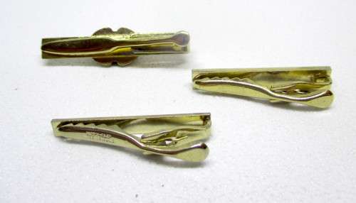Three Tie Pins. Made in England.