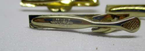 Three Tie Pins. Made in England.