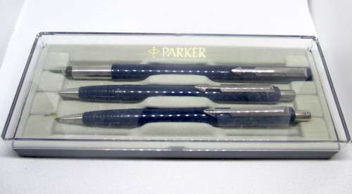 Vintage Parker Vector Pen Set - Fountain Pen + Ballpoint + Pencil. Plus refills.