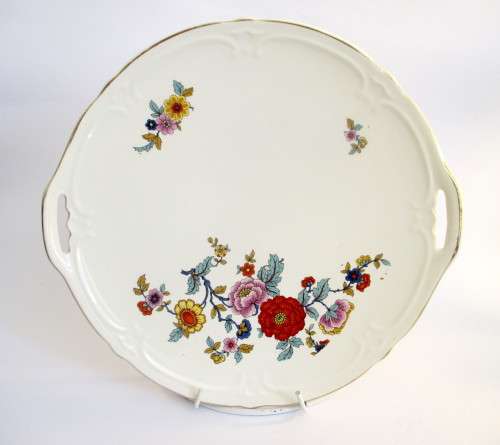 Vintage Societa Ceramica Italiana Laveno Cake Plate. Excellent Vintage Condition. 25cm diameter.
