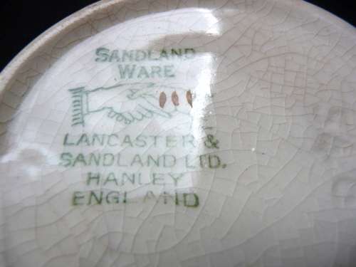 1930s Lancaster and Sandland `Down Somerset Way` pin dish No chips, elegant glaze age