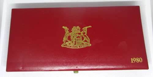 1980 South African Short Proof Set in Long Proof Box
