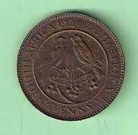 1924 SA Union Farthing UNC