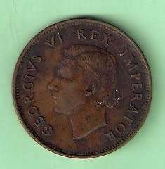 1942 SA Union Half Penny