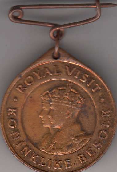 SA Union 1947 Royal Visit Medallion