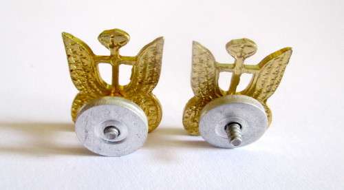 Russian Army Automobile Insignia Badge x 2