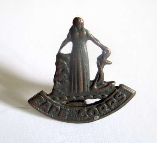 Cape Corps Cap Badge Worn 1940-1945