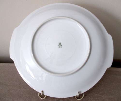 Rare Vintage PMR Bavaria Jaeger and Co Cake Plate. Spotless. No chips, no Cracks.
