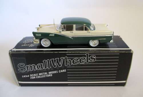 1958 Ford Custom Taxi Die Cast. Small Wheel Collectors.  Scale  1/43. Limited edi 101 of 200.