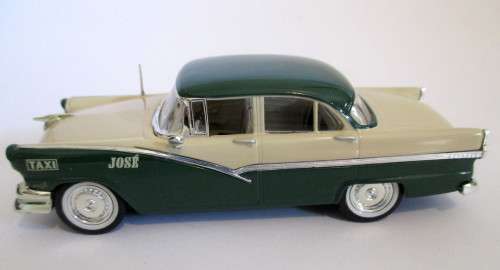 1958 Ford Custom Taxi Die Cast. Small Wheel Collectors.  Scale  1/43. Limited edi 101 of 200.