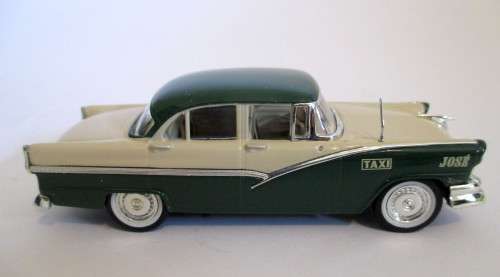 1958 Ford Custom Taxi Die Cast. Small Wheel Collectors.  Scale  1/43. Limited edi 101 of 200.