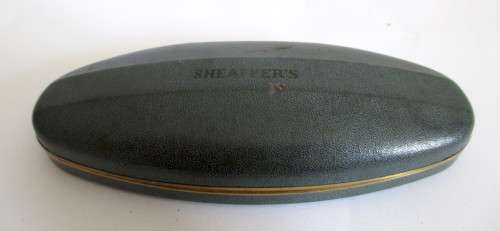 Vintage Sheaffer Snorkel White Dot Pencil Set. Burgandy and Gold. Note name of owner on one pencil.