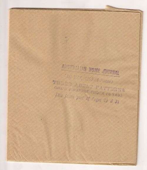 Vintage Australian Home Journal, May 1st,1956 with Patterns enclosed. (9 Pieces)