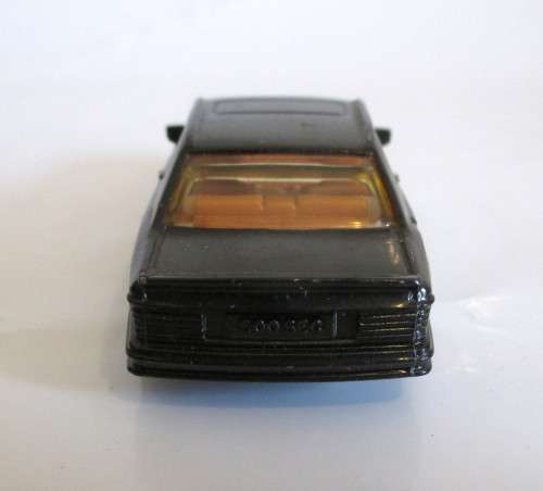 MATCHBOX Mercedes 500 SEC. Black and Gold. Scale 1/64. 1984