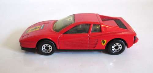 MATCHBOX Ferrari Testarossa Red Scale 1/59. 1986