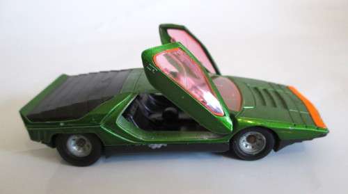 SOLIDO CARABO BERTONE NO 172 GREEN SCALE 1/45. MADE IN FRANCE